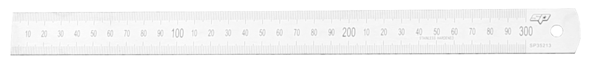 SP Tools Ruler Stainless Steel 300 And 25 And 1.0 SP35213