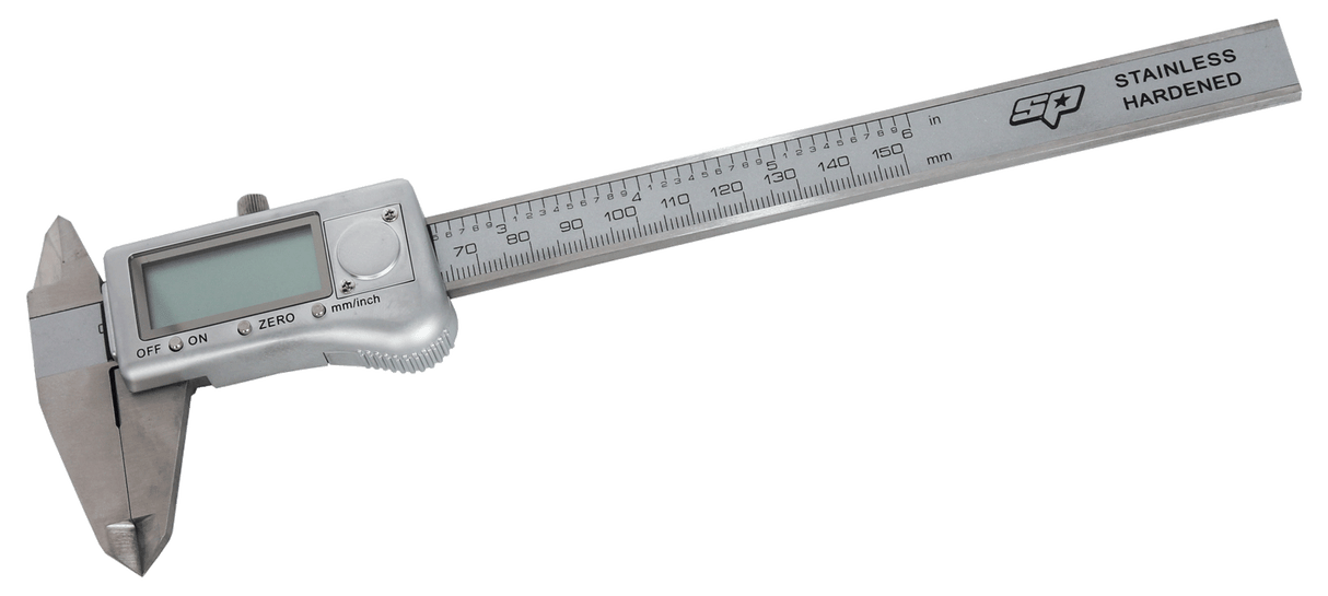 SP Tools Calipers Digital 150mm/6" (0.01/0.0005" reading) SP35631