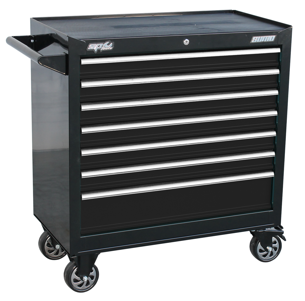 SP Tools Roller Cab Black 7 Drawer Custom Sumo SP40125