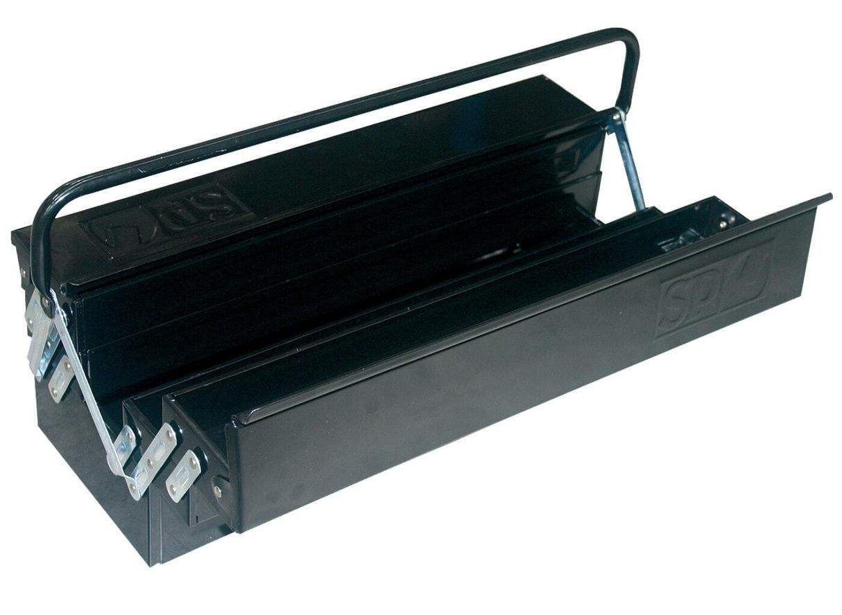 SP Tools Tool Box Black Custom Cantilever 404mm 5 Tray SP40323