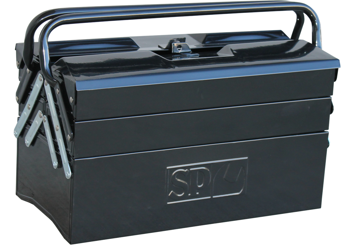 SP Tools Tool Box Black Custom Cantilever 404mm 5 Tray SP40323