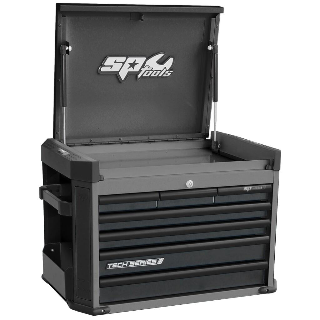 SP Tools Tech Series Tool Box - 7 Drawer - Diamond Black SP42205D