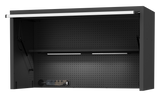 SP Tools USA Sumo Series 59" Top Hutch for Tool Cabinet SP44730 Black/ Chrome