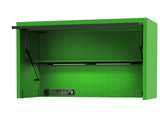 SP Tools USA Sumo Series 59" Top Hutch for Tool Cabinet SP44730G Green / Black