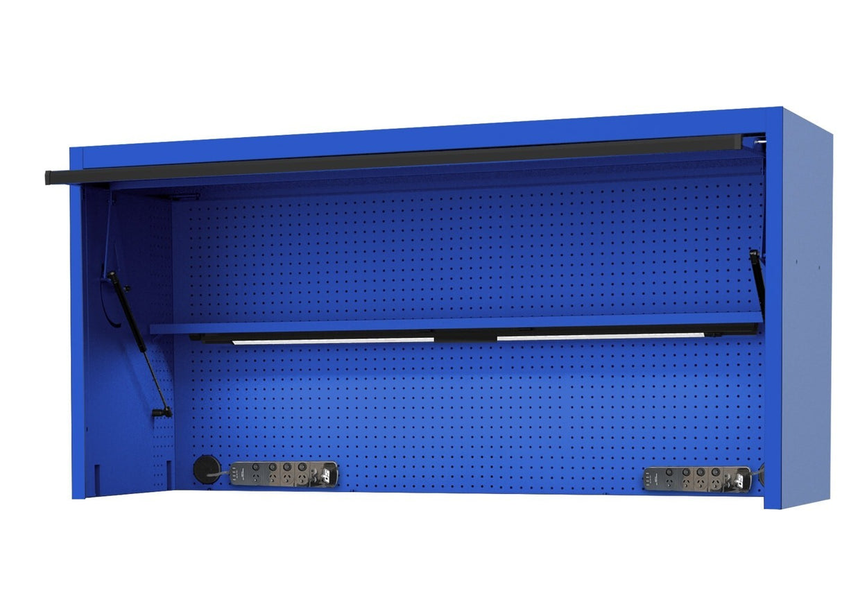 SP Tools USA Sumo Series 72" Top Hutch for Tool Cabinet SP44830BL Blue/ Black