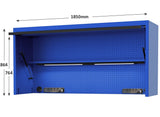 SP Tools USA Sumo Series 72" Top Hutch for Tool Cabinet SP44830BL Blue/ Black