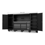 SP Tools SP44890 128" USA Sumo Series Complete Workstation - Black/Chrome