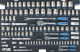 SP Tools EVA Toolkit 103 Piece Metric/SAE Socket & Accessories SP50005