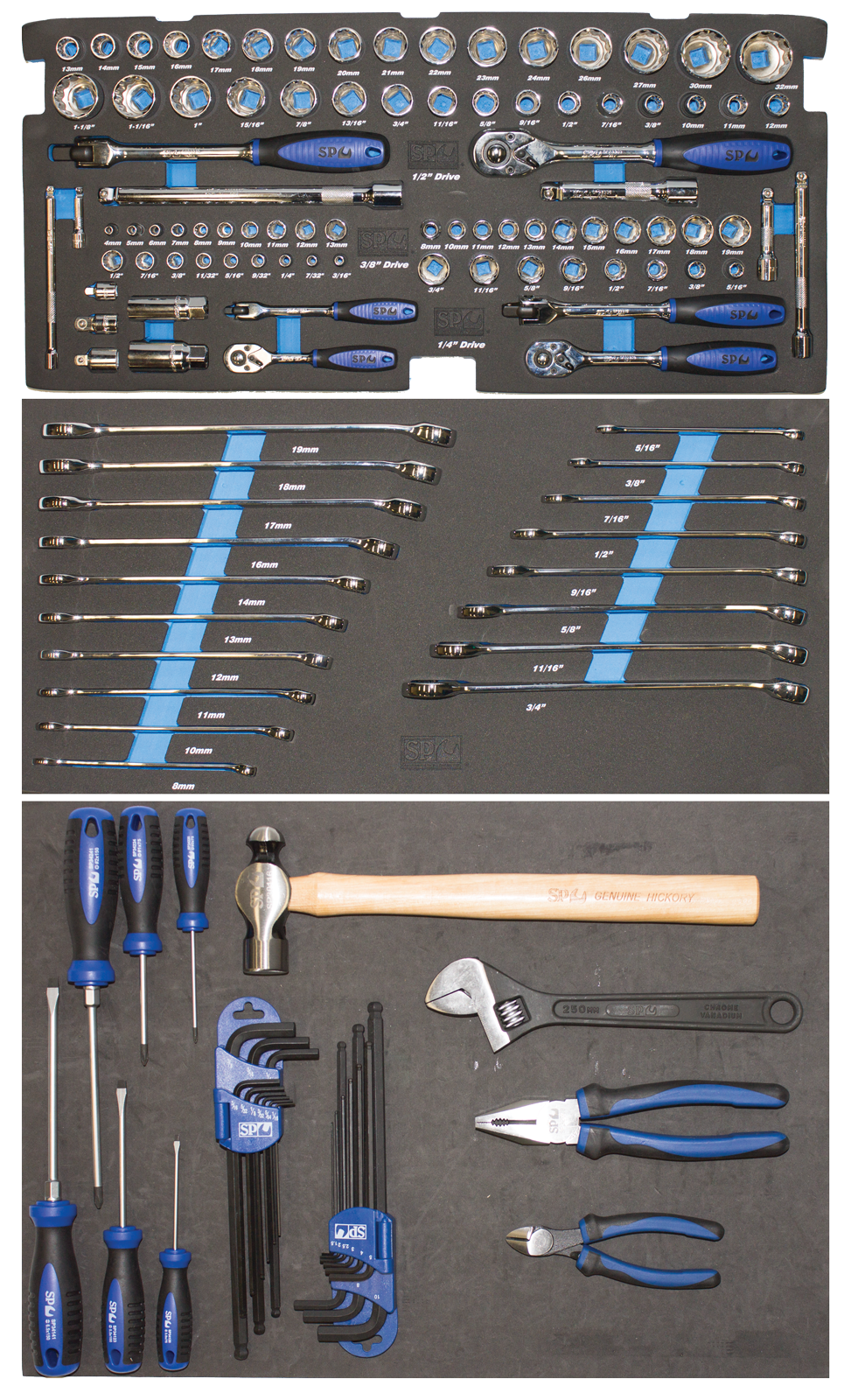 SP Tools EVA Tool Kit To Suit SP40101 Tool Box - 133 Pieces SP50027