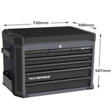 SP Tools Metric Tool Kit & Box 209PC Black Tech Series SP50033D
