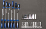 SP Tools Metric Tool Kit & Box 209PC Black Tech Series SP50033D