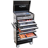 SP Tools ToolKit 377 Piece Metric/SAE - Black 15 Drawer Custom SP50110X including Bonus Tools