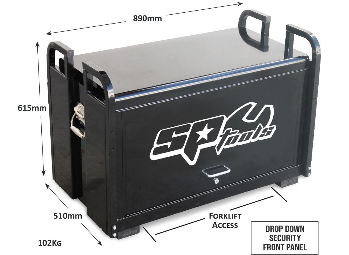SP Tools ToolKit 406 Piece Metric/SAE - Black 7 Drawer Field Service SP50115