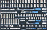 Field Service Tools Kit - 413 piece Metric/SAE Black With Bonus EVA Storage Trays SP50115X