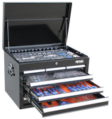 SP Tools ToolKit 218 Piece Metric/SAE - Black 7 Drawer Custom SP50121