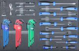 SP Tools Custom  Series Tool Kit  - 218PC - Metric/SAE - BONUS EVA STORAGE TRAYS SP50121X