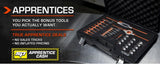 SP ToolS Tool Kit 406 Piece Metric/SAE Sumo Series BLACK SP50170