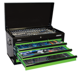 SP Tools Sumo Custom Series Tool Kit - 406PC - Metric/SAE - BLACK/GREEN SP50172