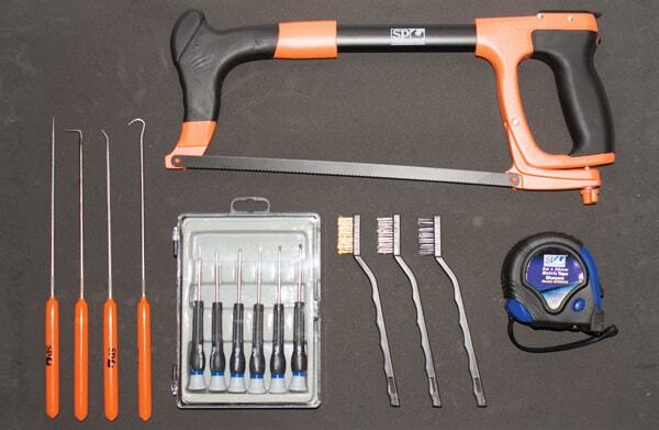 SP Tools Tool Kit 380Piece Metric/SAE - Black 7 Drive Heavy Duty Field Service SP50218
