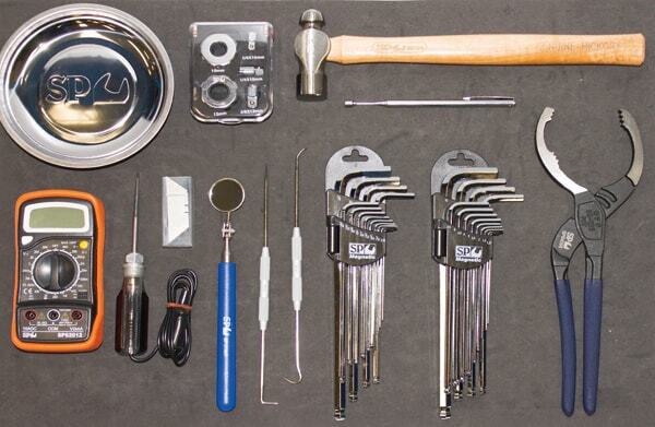 Roller Cabinet & Tool Kit 323pc Sumo Series Power Hutch Metric/SAE Black/Chrome Handles