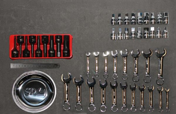 SP Tools Sumo Series Power Hutch 489 piece Tools Kit Metric/SAE -Black/Chrome Handles