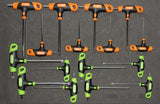 SP Tools Sumo Series Power Hutch 489 piece Tools Kit Metric/SAE -Black/Chrome Handles