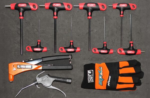 SP Tools Sumo Series Power Hutch 489 piece Tools Kit Metric/SAE -Black/Chrome Handles