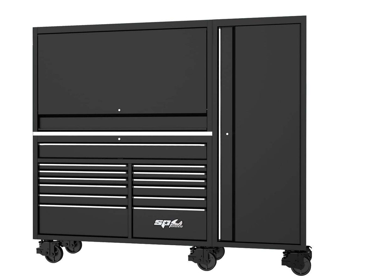 USA SUMO SERIES WORKSTATION TOOL KIT - 87" - METRIC/SAE - 517PC - BLACK/CHROME HANDLES