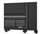 USA SUMO SERIES WORKSTATION TOOL KIT - 87" - METRIC/SAE - 517PC - BLACK/CHROME HANDLES
