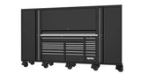 USA SUMO SERIES WORKSTATION TOOL KIT - 128" - METRIC/SAE - 708PC - BLACK/CHROME HANDLES