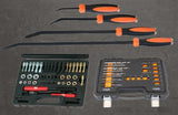 USA SUMO SERIES WORKSTATION TOOL KIT - 128" - METRIC/SAE - 708PC - BLUE/BLACK HANDLES