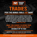 SP Tools Tech Series Tool Kit with Power Tool Cupboards - 613 piece - Metric/SAE Diamond Black