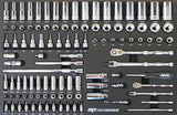 SP Tools Tech Series Trade Technician 13 Draw Roller Cabinet Tool Kit - 268 Piece Metric- Diamond Black