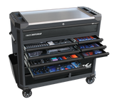 SP Tools Tech Series Trade Technician 13 Draw Roller Cabinet Tool Kit - 268 Piece Metric- Diamond Black