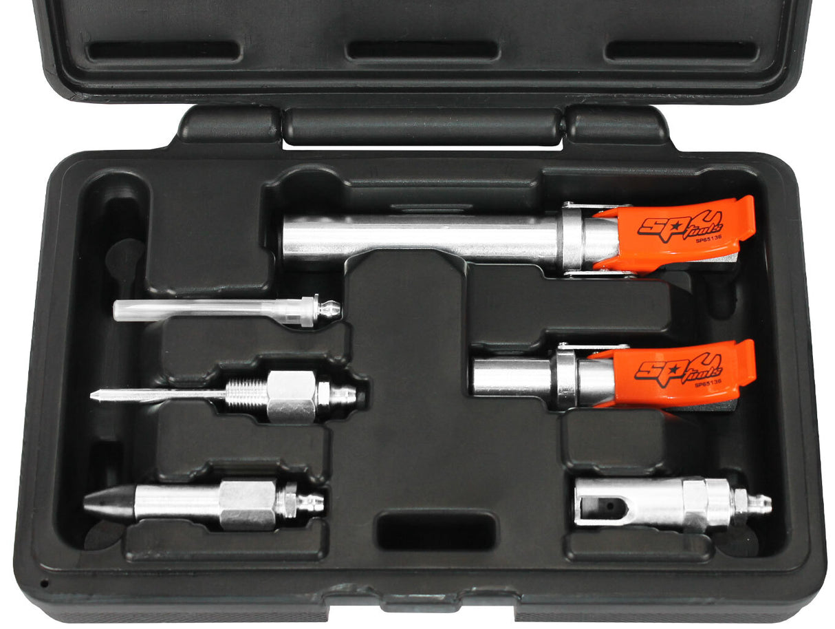SP Tools Grease Gun Quick Release Coupler & Accessory Kit SP65140
