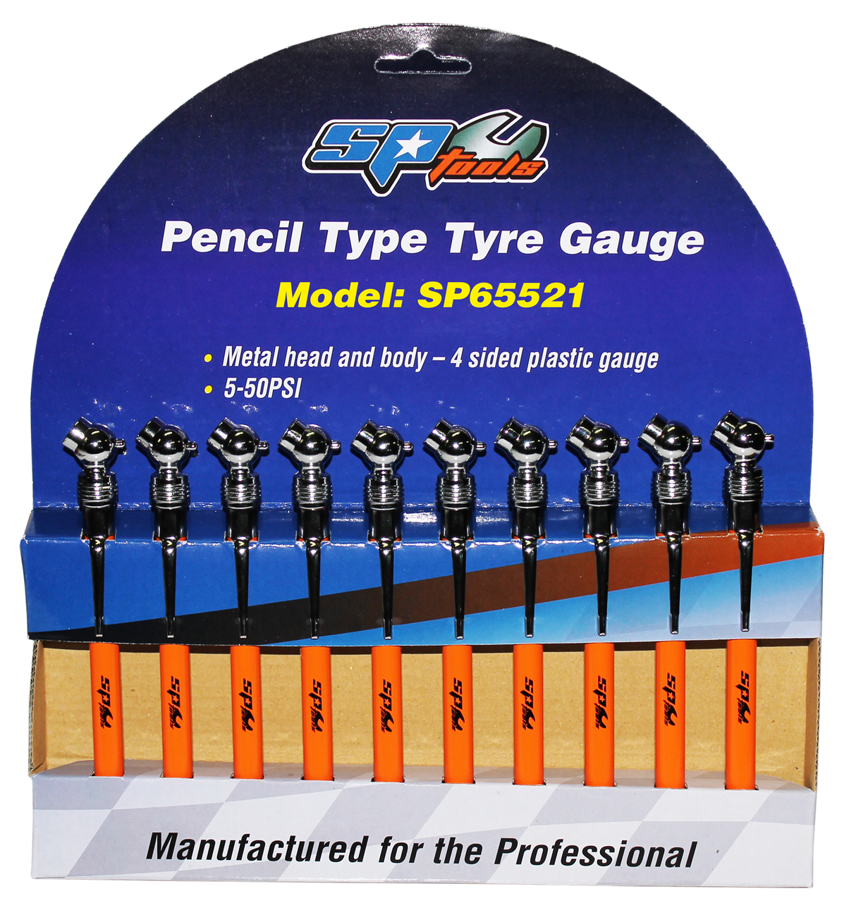 SP Tools Gauge Tyre - Pocket Pen Type (Display) SP65520