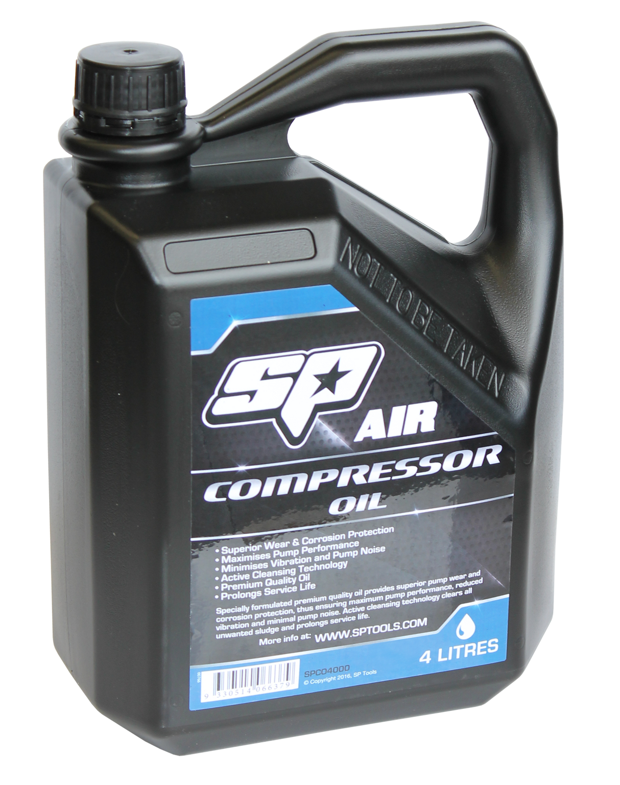 SP Tools Compressor Oil SP 4lt Bottle SPO4000