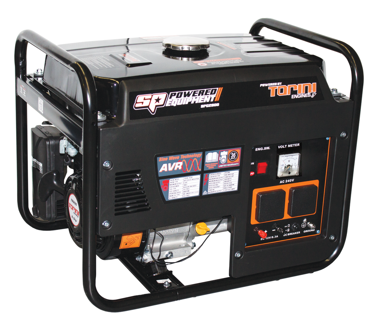 SP Tools Generator Pure Sine Wave 6.5HP 2.8kva SPG2800