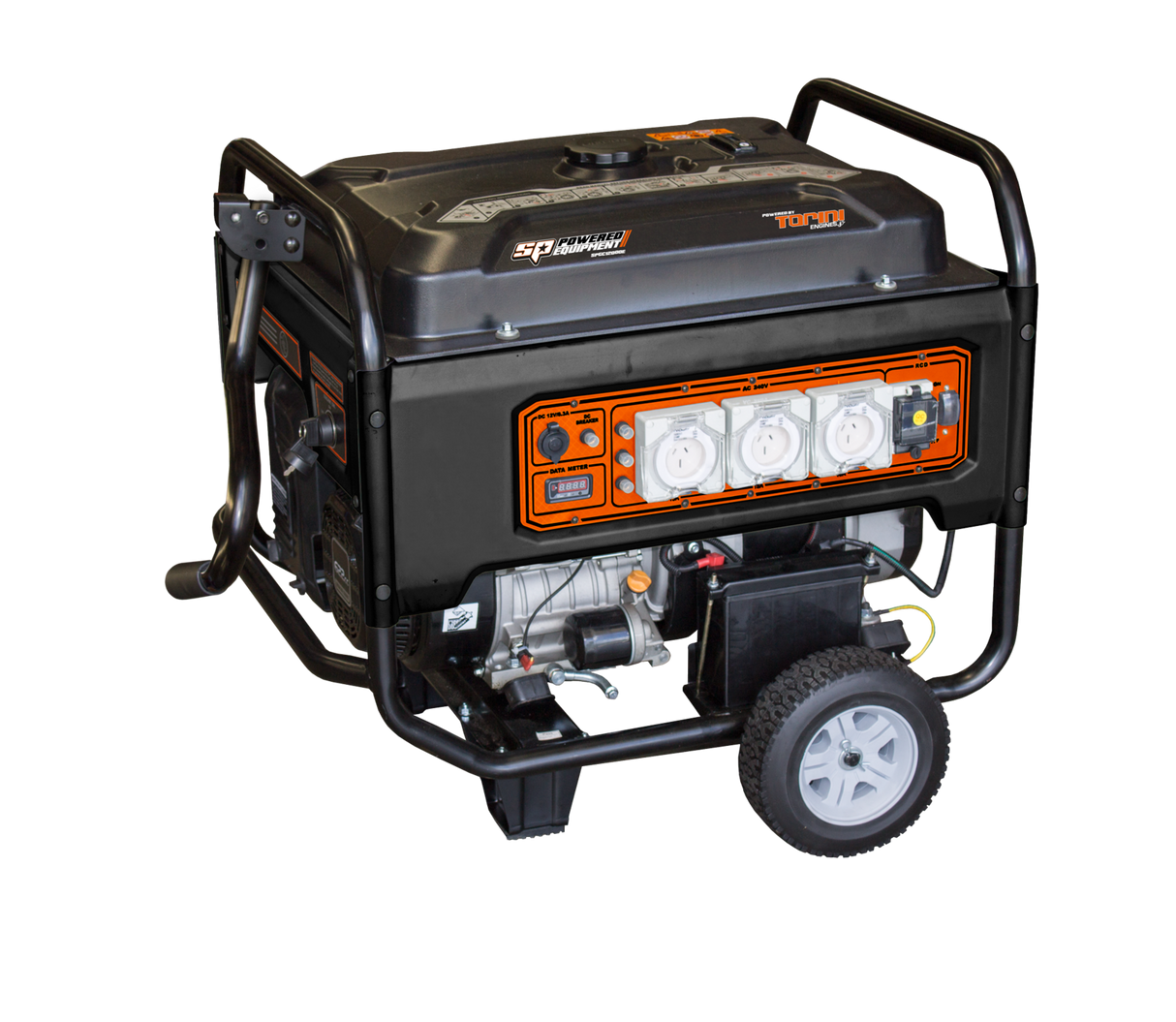 SP Tools 20HP - 12kva Construction Series Generator SPGC12000E