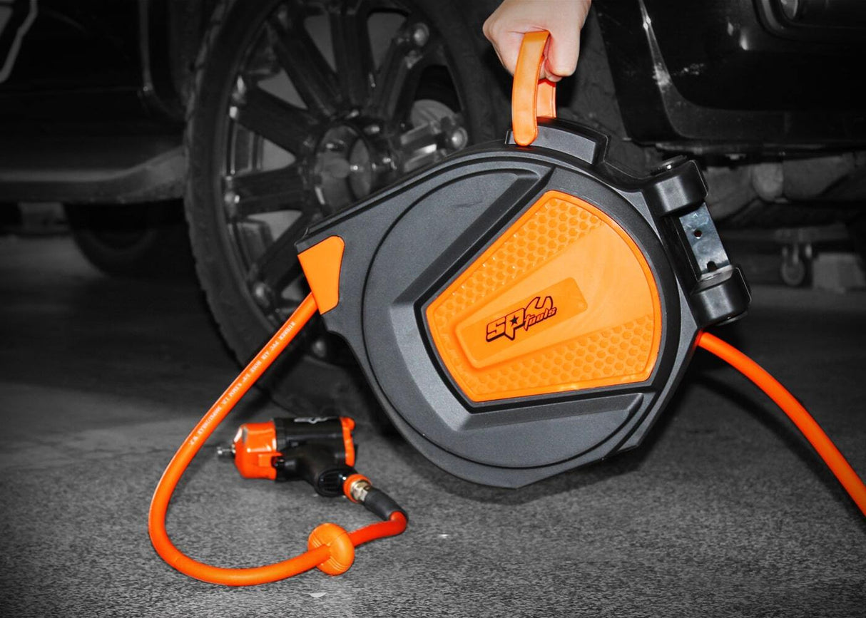 SP Tools Retractable Air Hose Reel -Wall Mounted SPHR15
