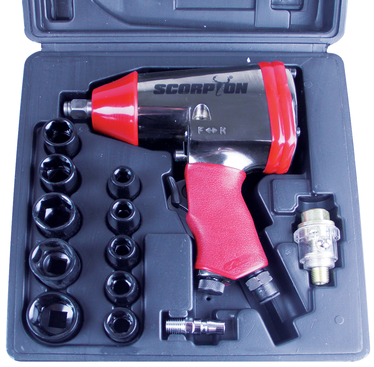 SP Tools Scorpion 1/2" Air Impact Wrench Rattle Kit SX-220K