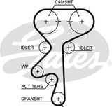 Timing Belt Gates T1094 for Holden Astra AH Hatchback 1.8 Petrol Z18XE