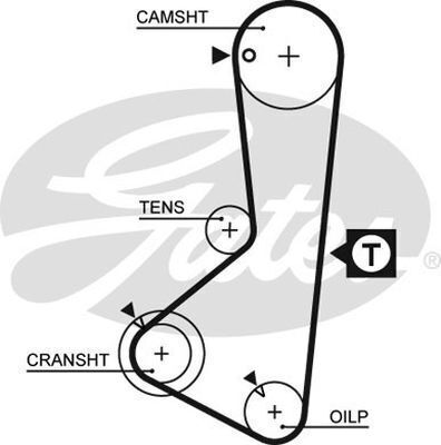 Timing Belt Gates T158