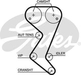 Timing Belt Gates T1605 for Peugeot 307 3A/C Hatchback 2.0 Petrol RFJ (EW10A)
