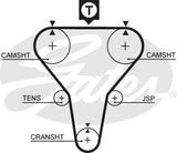 Timing Belt Gates T179 for Mazda MX-5 NB Convertible 1.8 Petrol BP