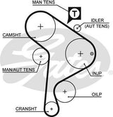 Timing Belt Gates T242