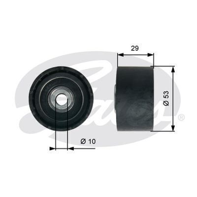 Timing Belt Tensioner Pulley Gates T42140 for Holden Astra AH Wagon  CDTI 1.9 Diesel Z19DT