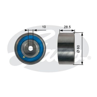 Timing Belt Idler Gates T42226 for Mitsubishi Challenger PB,PC SUV DI-D 4WD (KH4W) 2.5 Diesel 4D56HP