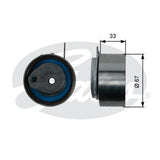 Timing Belt Tensioner Pulley Gates T43008 for Chrysler PT Cruiser PT Wagon 2.4 Petrol EDZ
