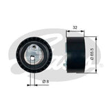 Timing Belt Tensioner Gates T43035 for Renault Laguna BG0/1 Hatchback (BG00, BG0K, BG0P, BG0W) 2.0 Petrol F4R.714,F4R.712,F4R.713,F4R.715